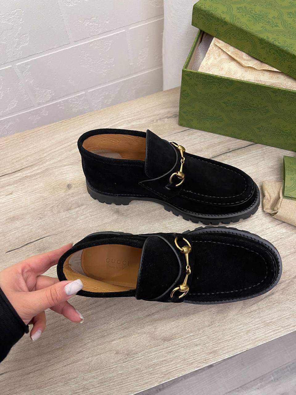 Трендовые ботинки Gucci BP-45122 Трендовые ботинки Gucci BP-45122