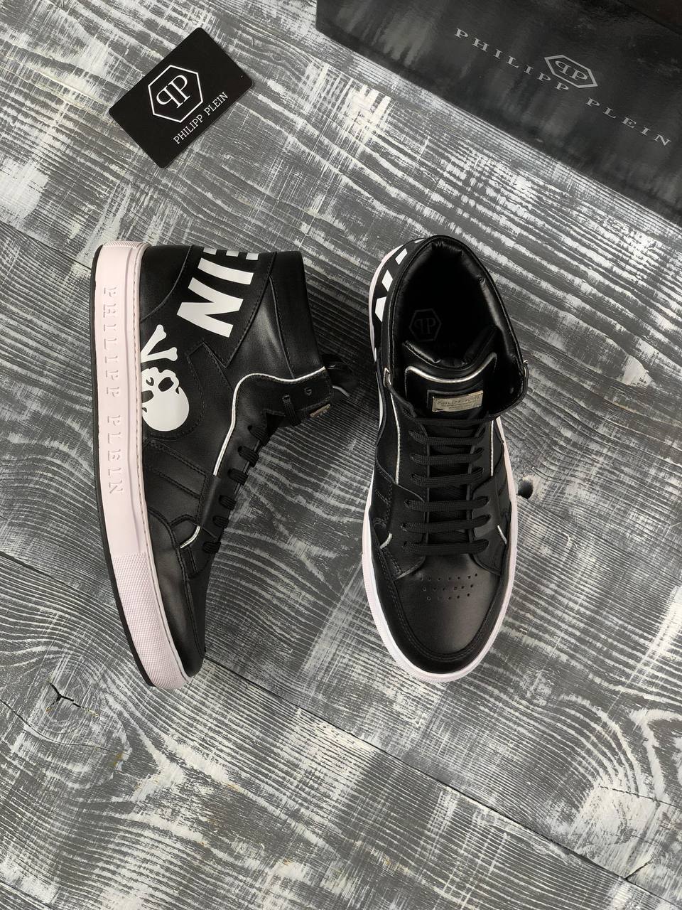 Кеды Philipp Plein стильные мужские BP-42024 Кеды Philipp Plein стильные мужские BP-42024