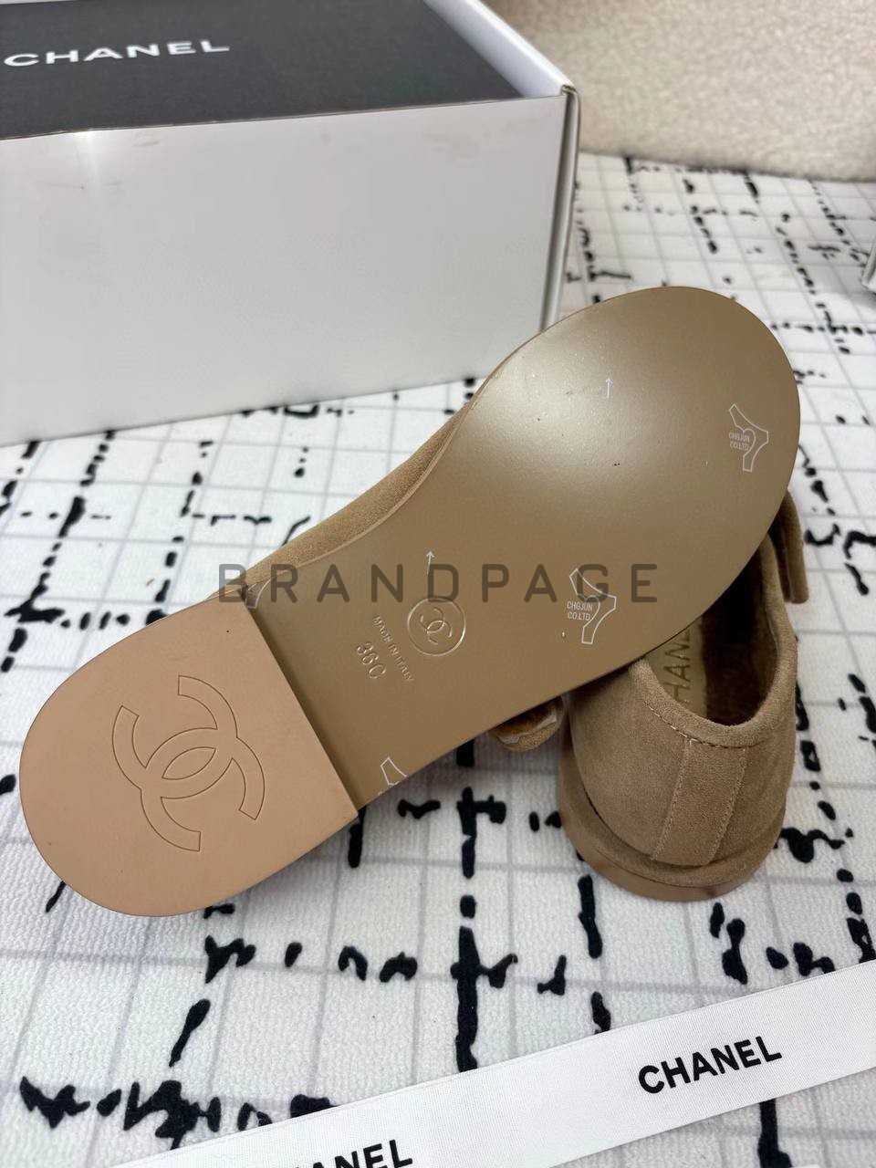 Лоферы кожаные Chanel BPLUX12532 Лоферы кожаные Chanel BPLUX12532