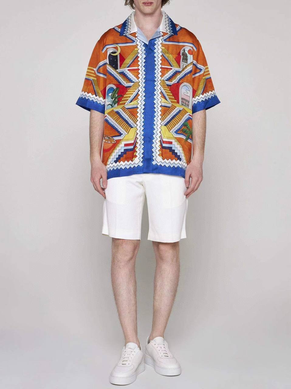 Дизайнерский костюм оранжевый Casablanca BP-851902 Дизайнерский костюм оранжевый Casablanca BP-851902