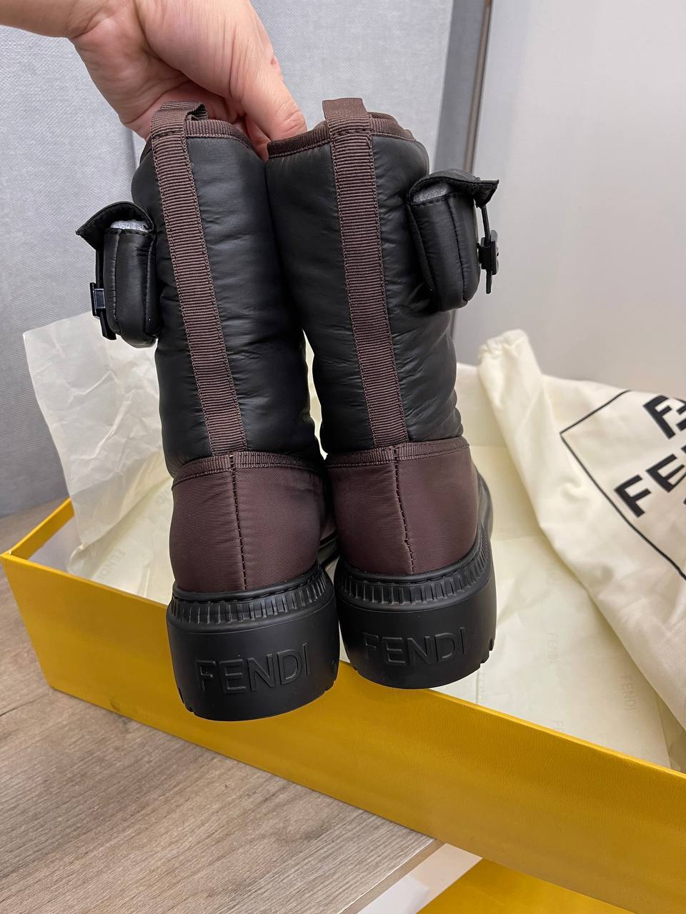 Женские премиум ботинки Fendi BP-40039 Женские премиум ботинки Fendi BP-40039