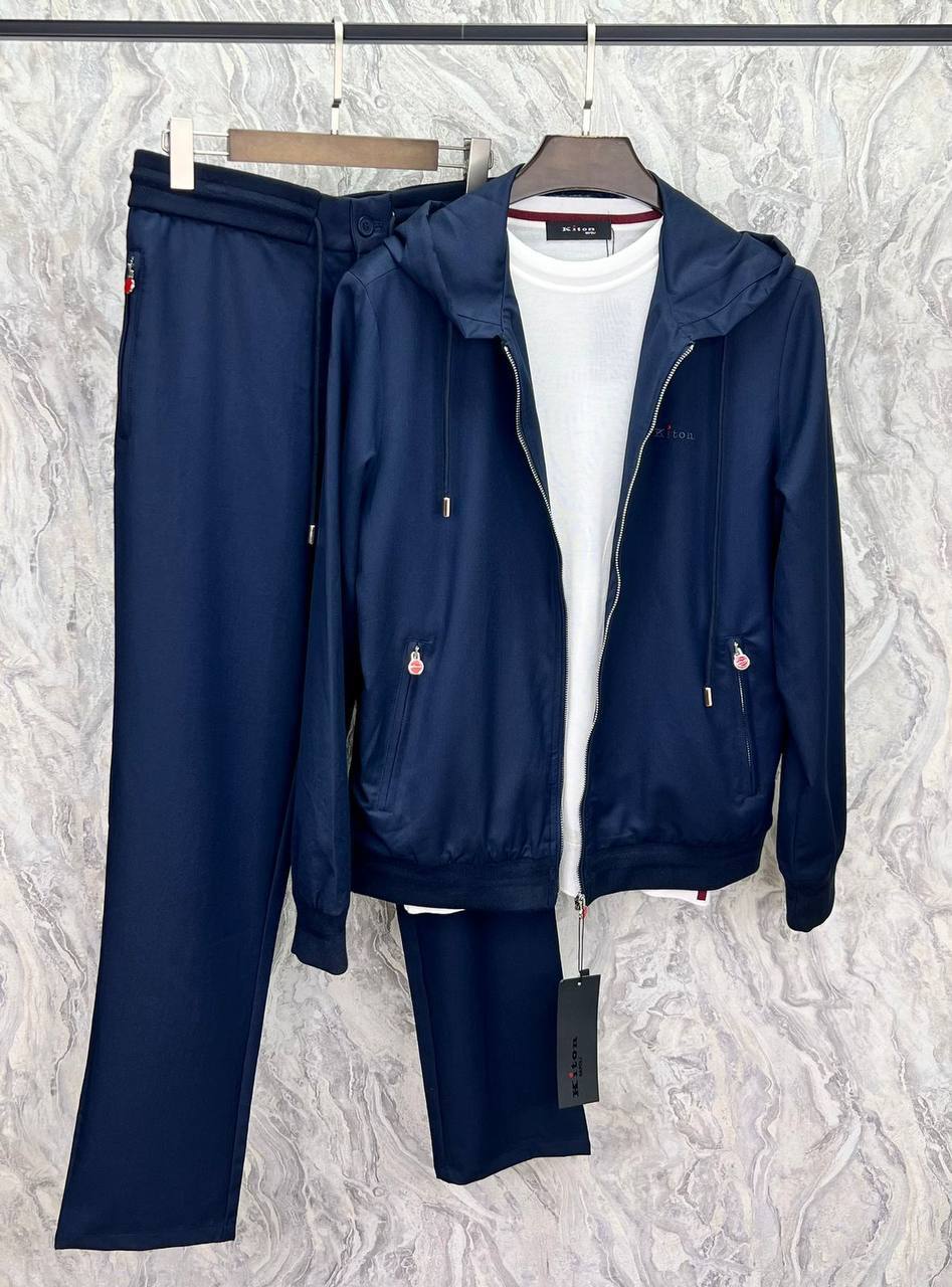 Фиолетово-синий спортивный костюм Kiton BP-29844 Фиолетово-синий спортивный костюм Kiton BP-29844