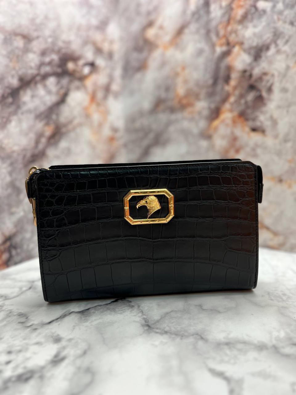 Клатч из кожи крокодила натуральной BP-37205 Stefano Ricci Клатч из кожи крокодила натуральной BP-37205 Stefano Ricci