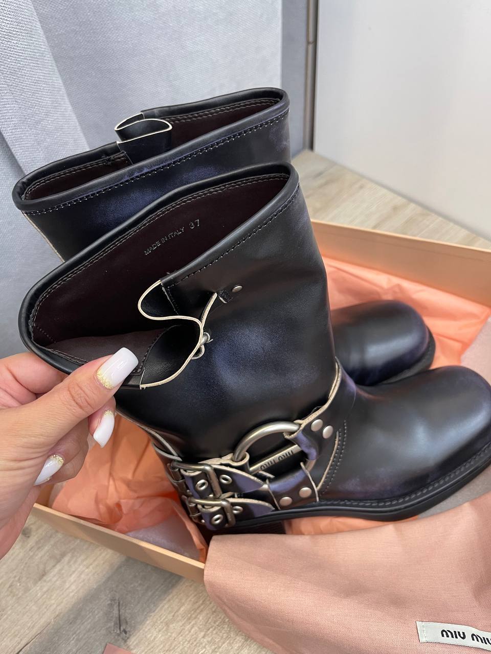 Коллекционные ботинки Miu Miu BP-39962 Коллекционные ботинки Miu Miu BP-39962