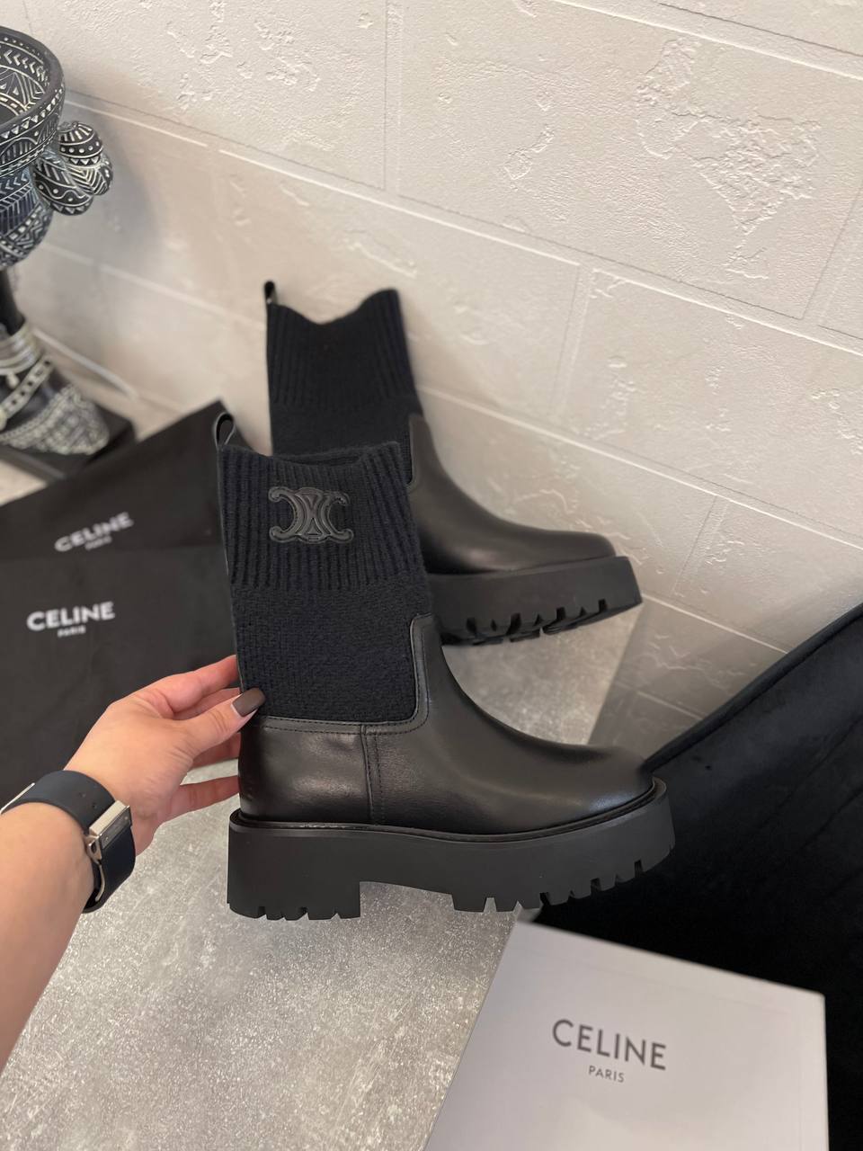 Люкс ботинки Celine BP-41690 Люкс ботинки Celine BP-41690