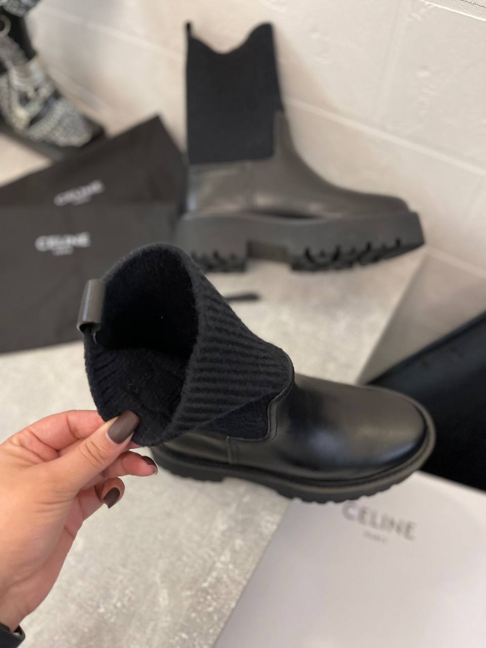 Люкс ботинки Celine BP-41690 Люкс ботинки Celine BP-41690