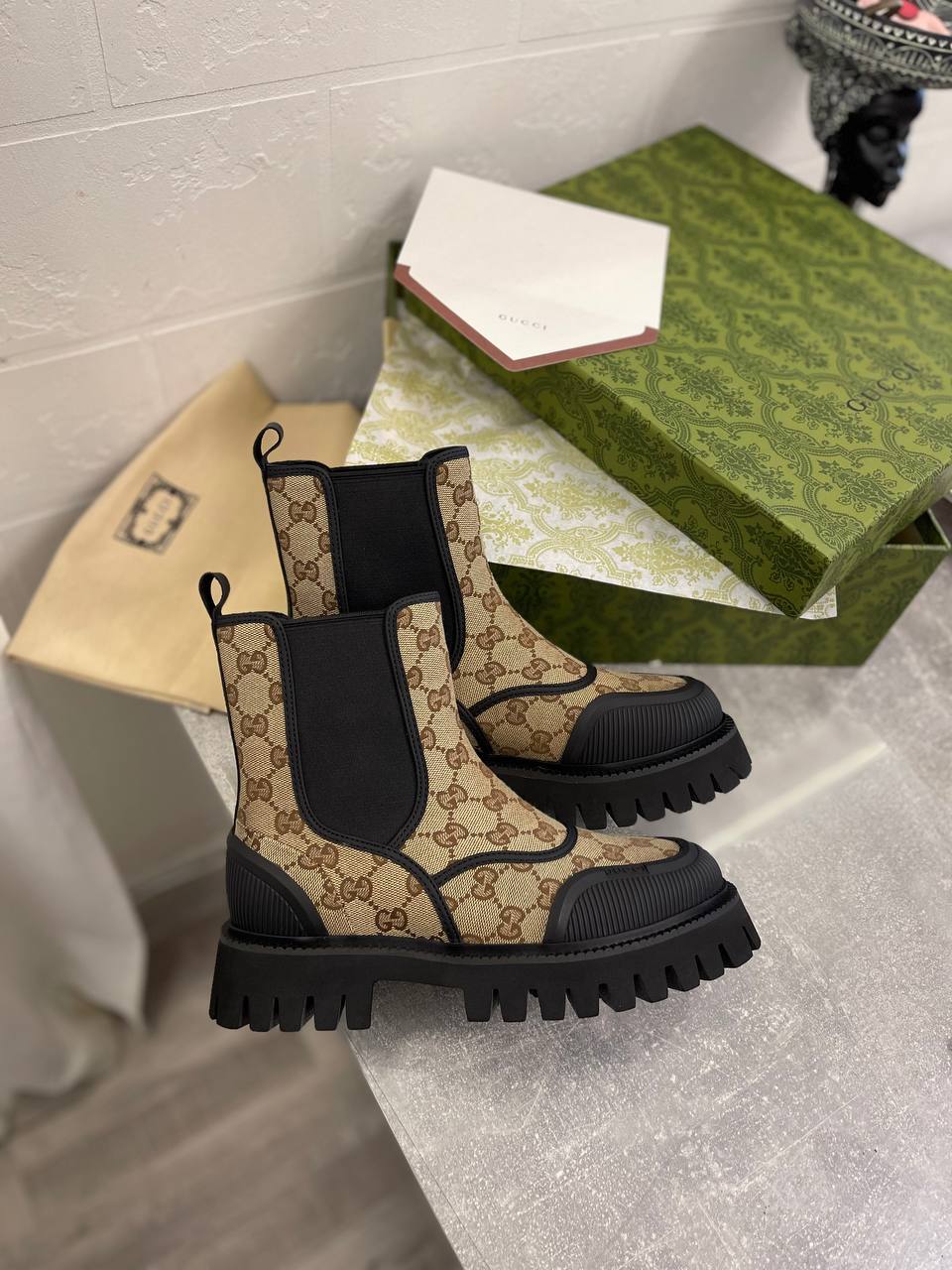 Коллекционные ботинки Gucci BP-42152 Коллекционные ботинки Gucci BP-42152
