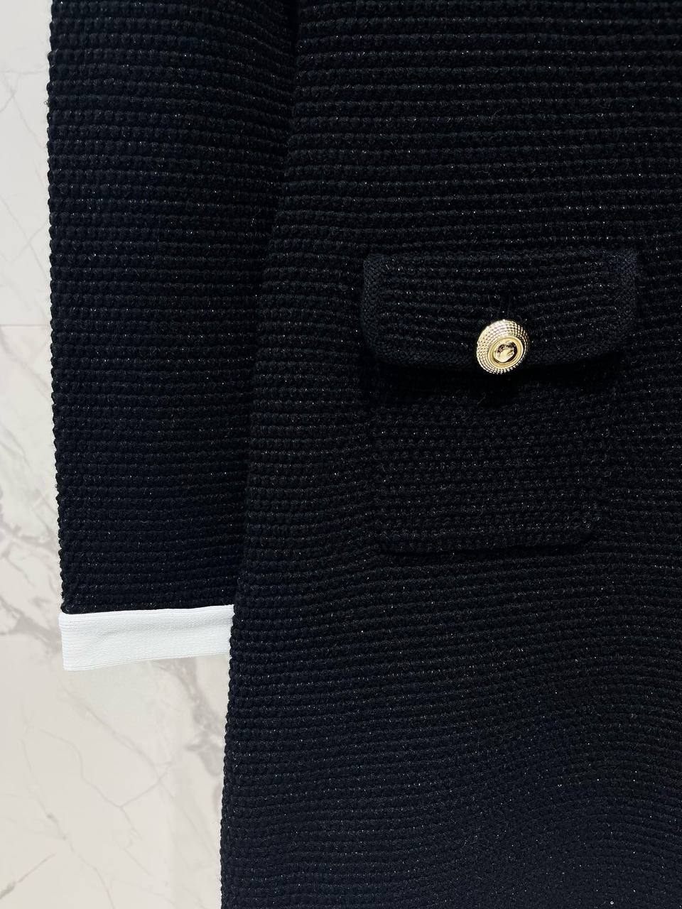 Платье черное с карманами Self Portrait BP-299970 Платье черное с карманами Self Portrait BP-299970