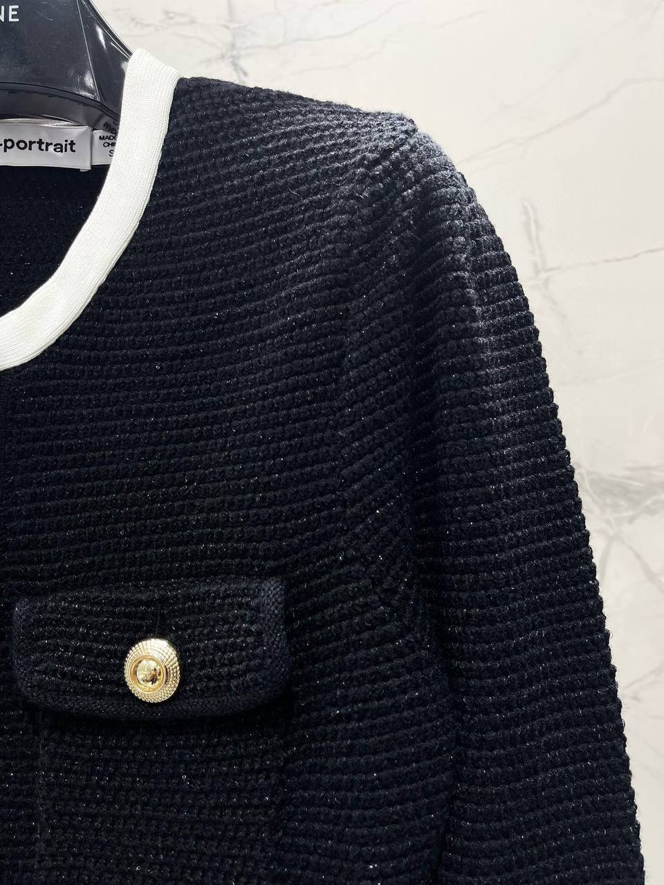 Платье черное с карманами Self Portrait BP-299970 Платье черное с карманами Self Portrait BP-299970