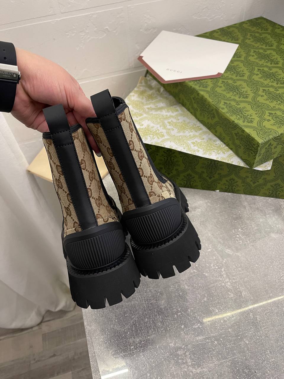 Коллекционные ботинки Gucci BP-42152 Коллекционные ботинки Gucci BP-42152