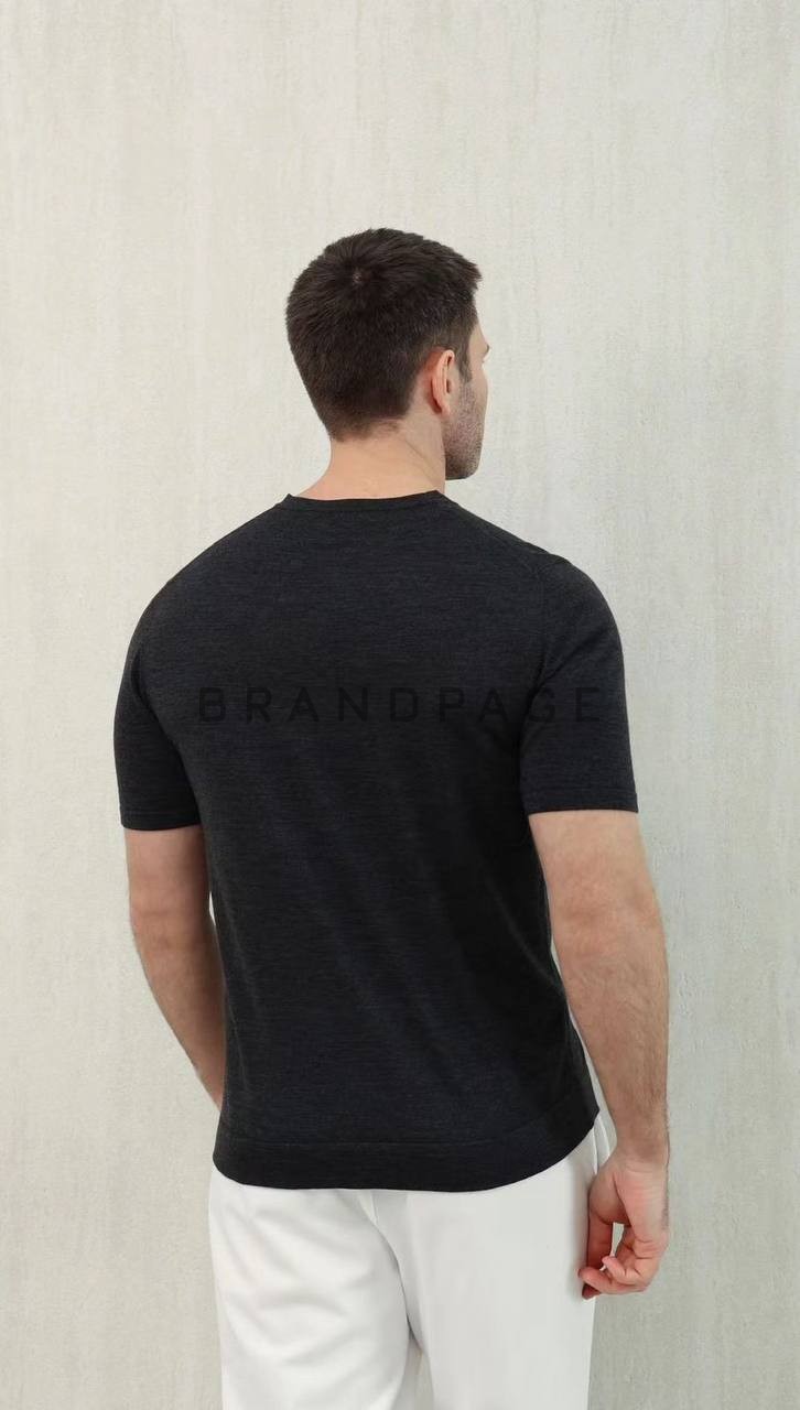 Футболка из шелка, кашемира и льна Loro Piana BPLUX12350 Футболка из шелка, кашемира и льна Loro Piana BPLUX12350