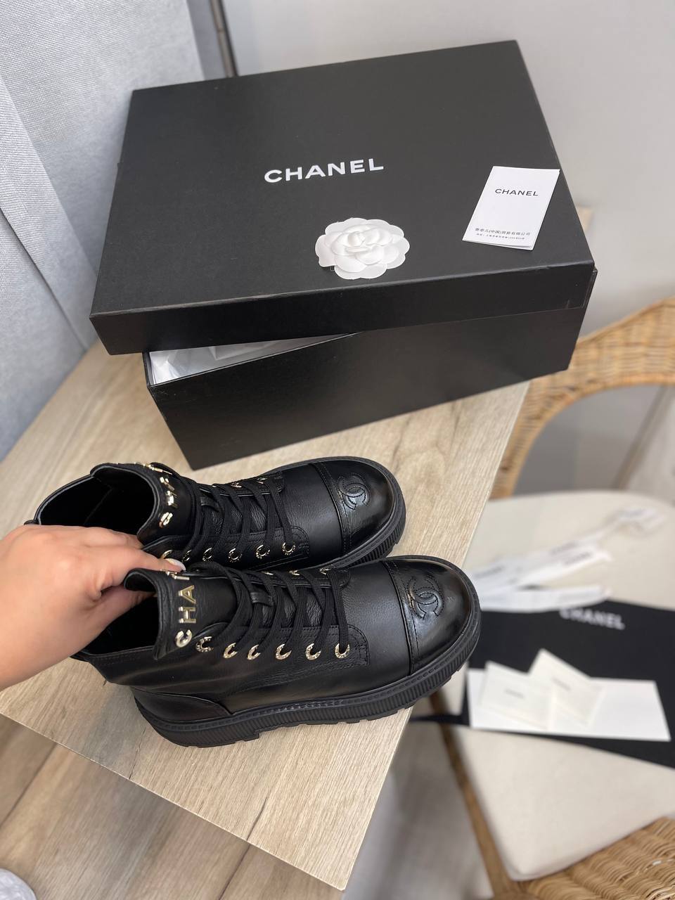 Коллекционные женские ботинки Chanel BP-40042 Коллекционные женские ботинки Chanel BP-40042