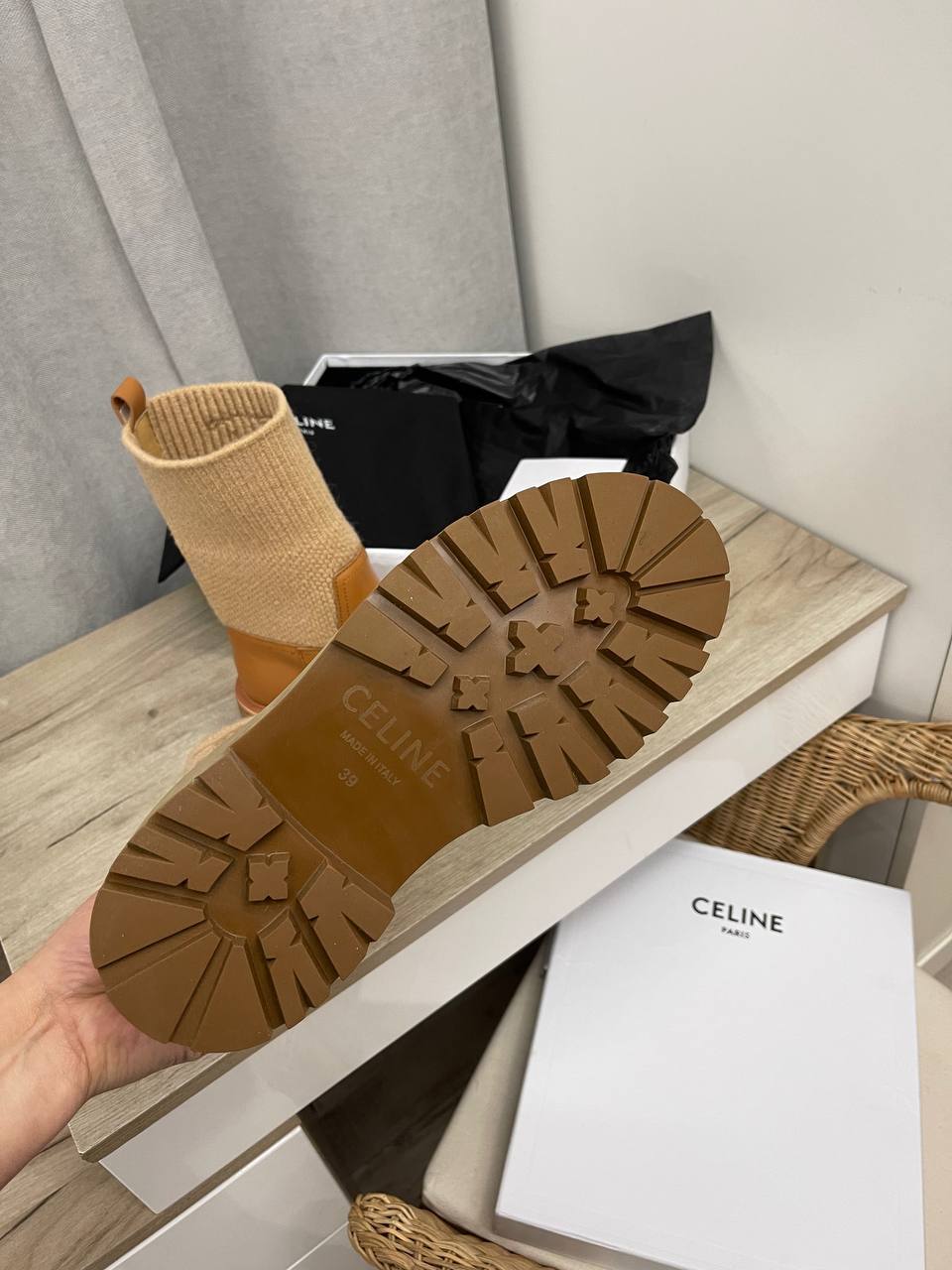 Трендовые ботинки Celine BP-46125 Трендовые ботинки Celine BP-46125