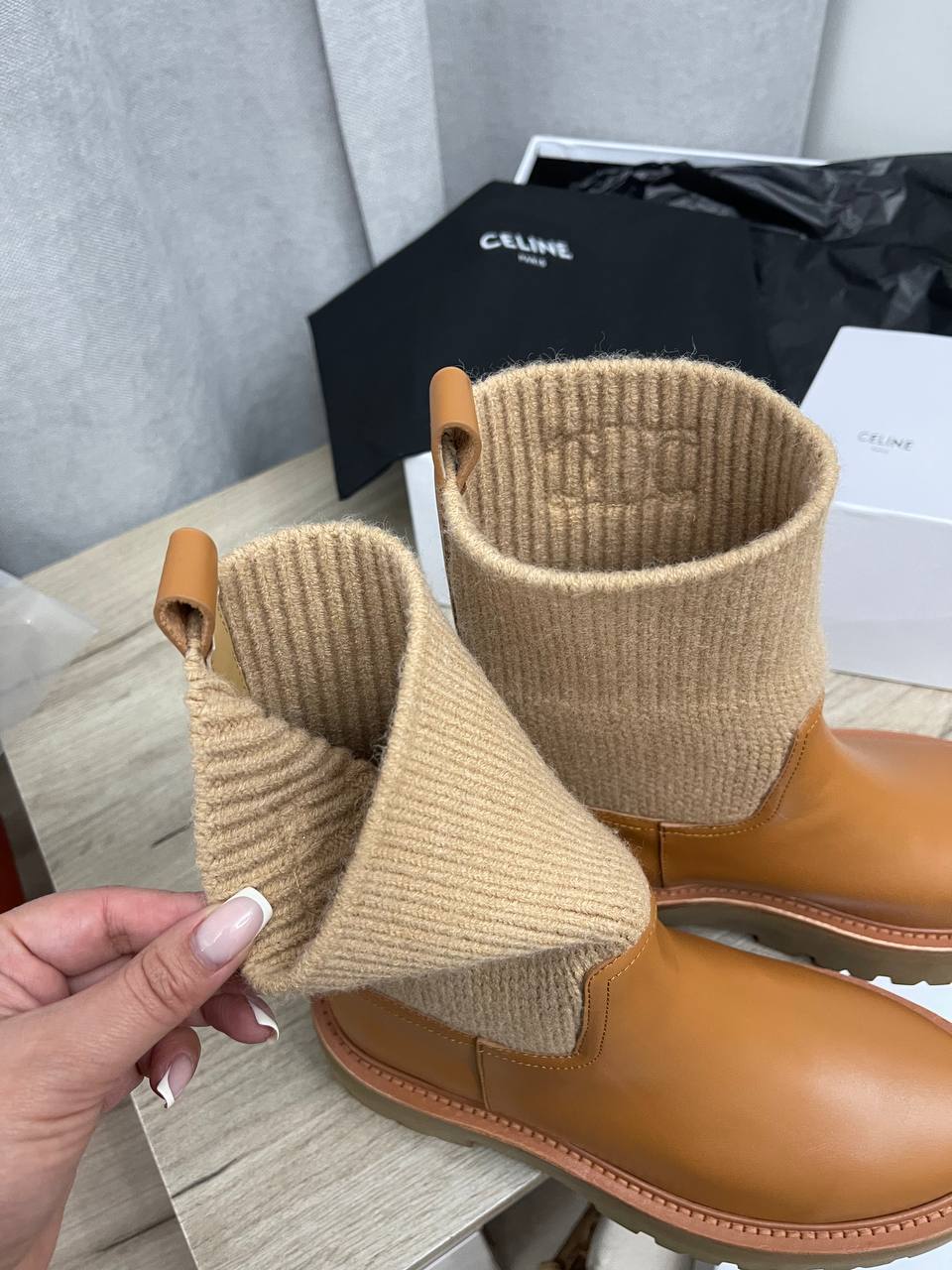 Трендовые ботинки Celine BP-46125 Трендовые ботинки Celine BP-46125