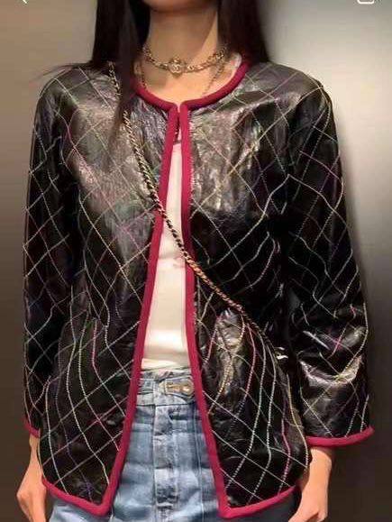 Жакет кожаный трендовый Chanel BP-38515 Жакет кожаный трендовый Chanel BP-38515