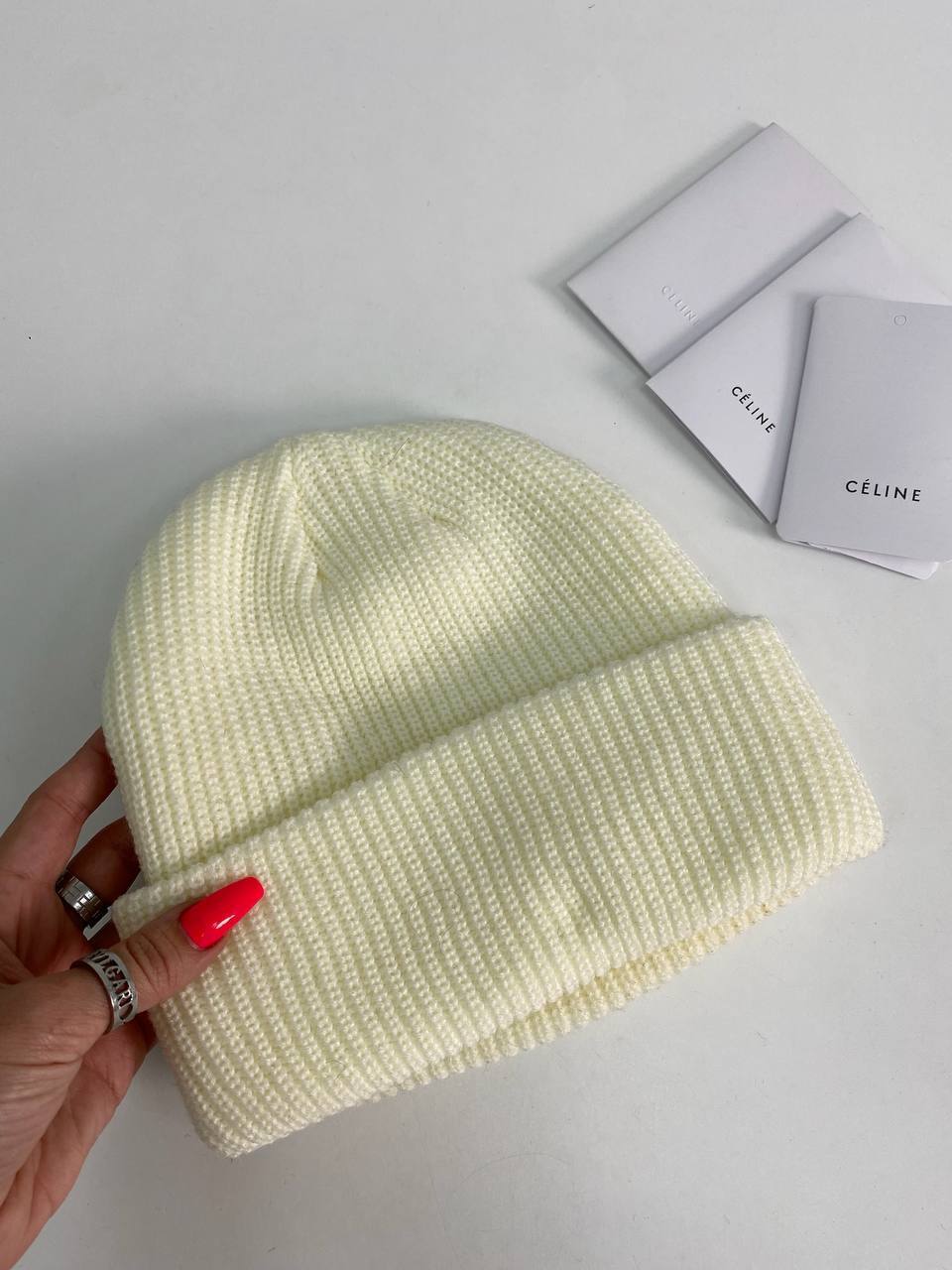 Женская шапка коллекционная Celine BP-23248 Женская шапка коллекционная Celine BP-23248