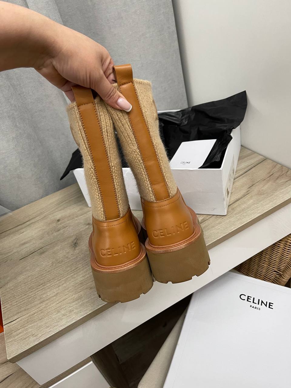 Трендовые ботинки Celine BP-46125 Трендовые ботинки Celine BP-46125