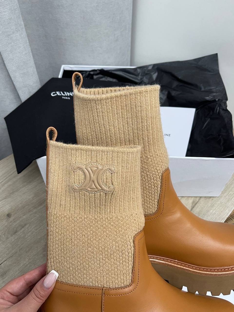 Трендовые ботинки Celine BP-46125 Трендовые ботинки Celine BP-46125