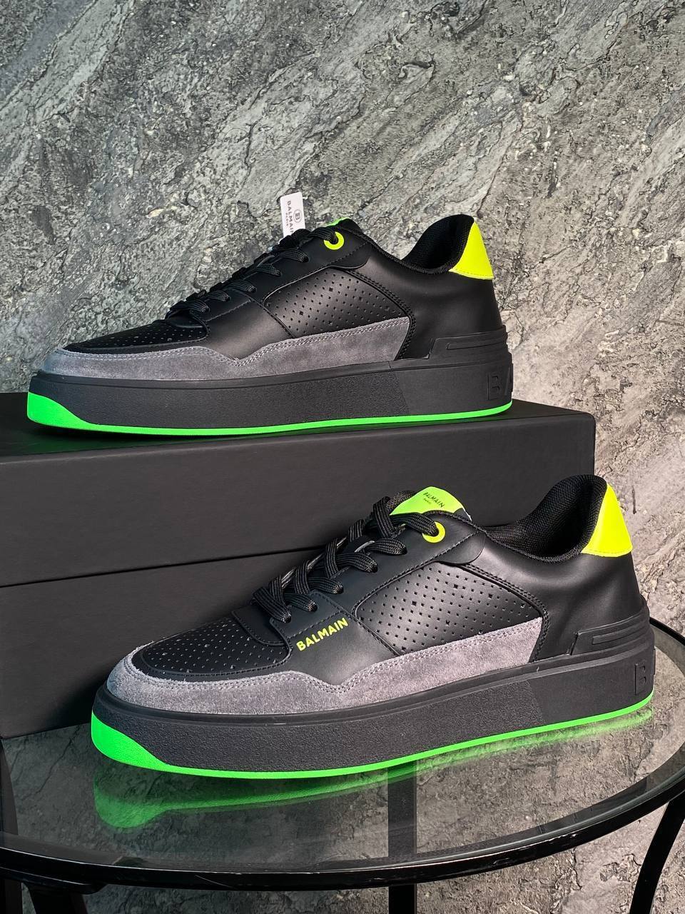 Balmain стильные кроссовки BP-53654 Balmain стильные кроссовки BP-53654