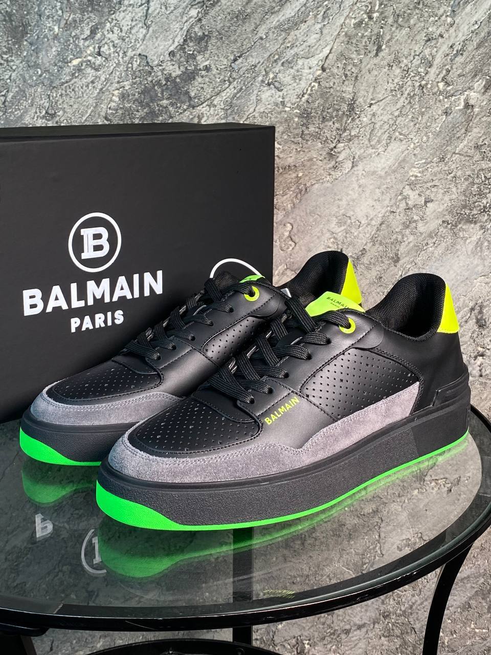 Balmain стильные кроссовки BP-53654 Balmain стильные кроссовки BP-53654