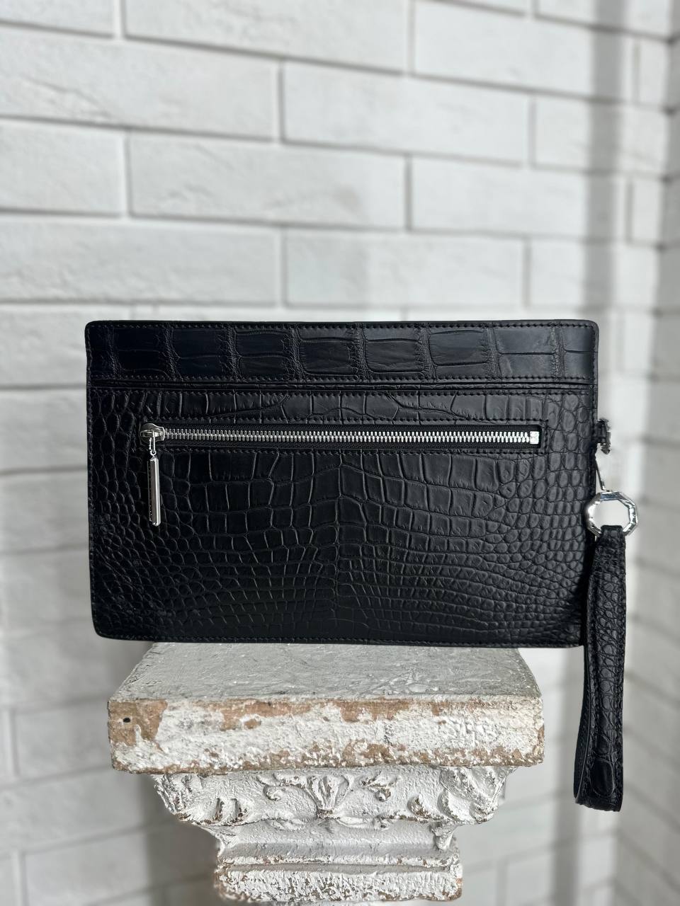Клатч из кожи крокодила натуральной BP-47165 от Stefano Ricci Клатч из кожи крокодила натуральной BP-47165 от Stefano Ricci
