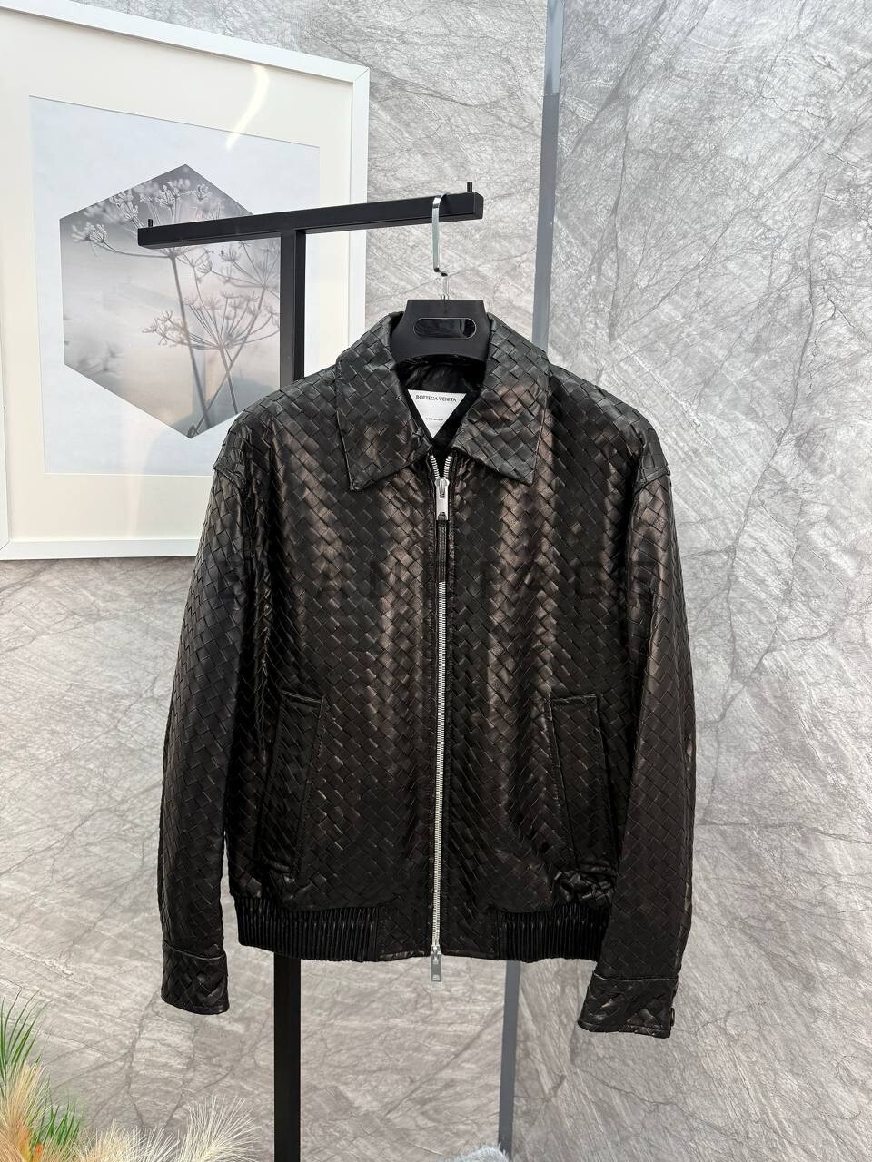 Кожаная куртка из кожи оленя Bottega Veneta BPLUX5463 Кожаная куртка из кожи оленя Bottega Veneta BPLUX5463