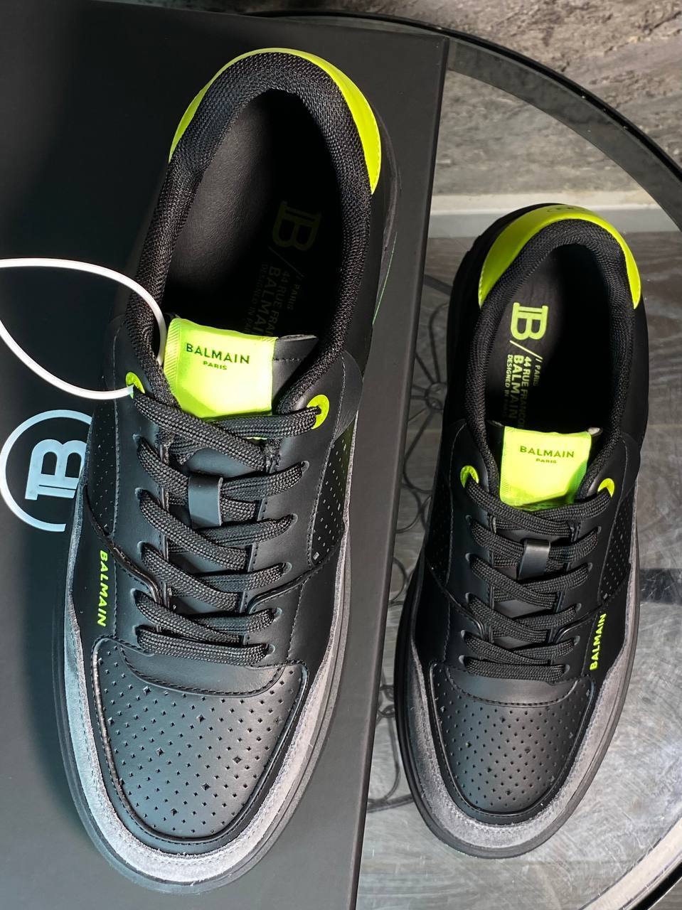 Balmain стильные кроссовки BP-53654 Balmain стильные кроссовки BP-53654