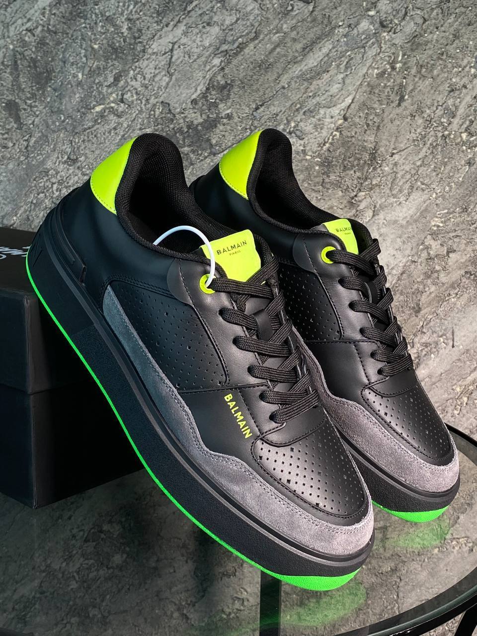 Balmain стильные кроссовки BP-53654 Balmain стильные кроссовки BP-53654