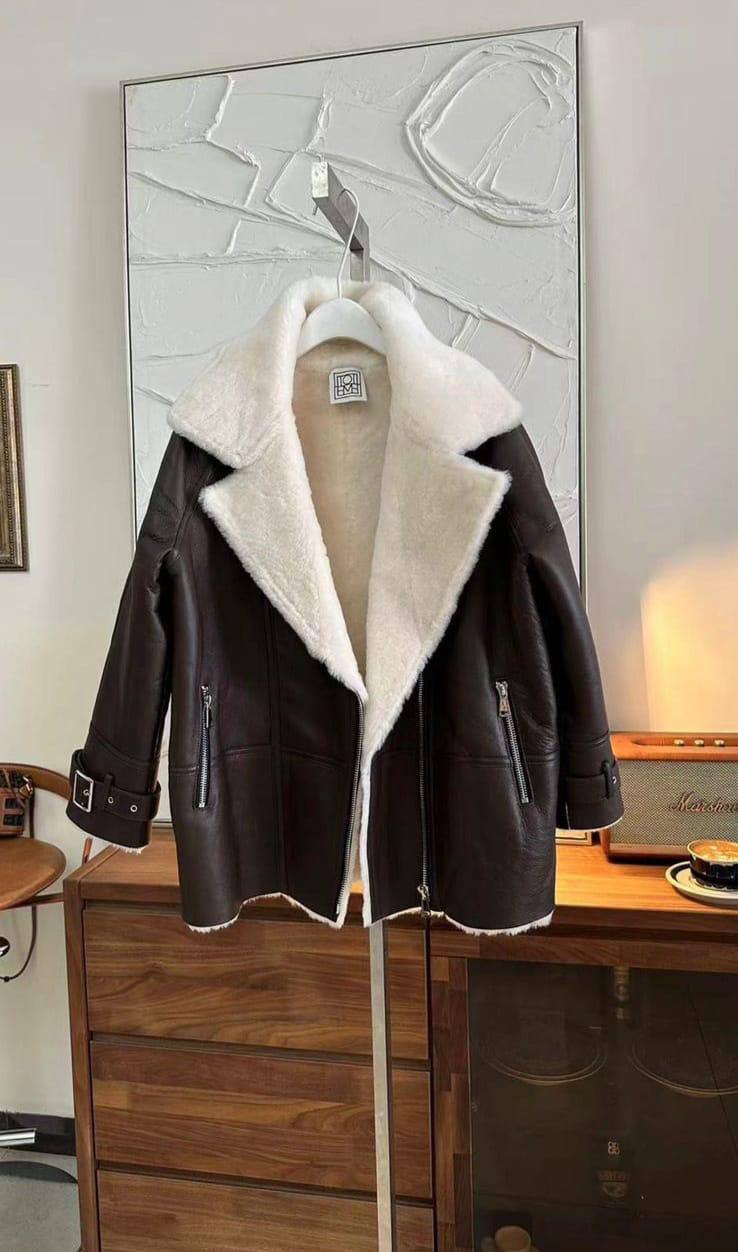 Премиальная дубленка Toteme BP-43674 Премиальная дубленка Toteme BP-43674