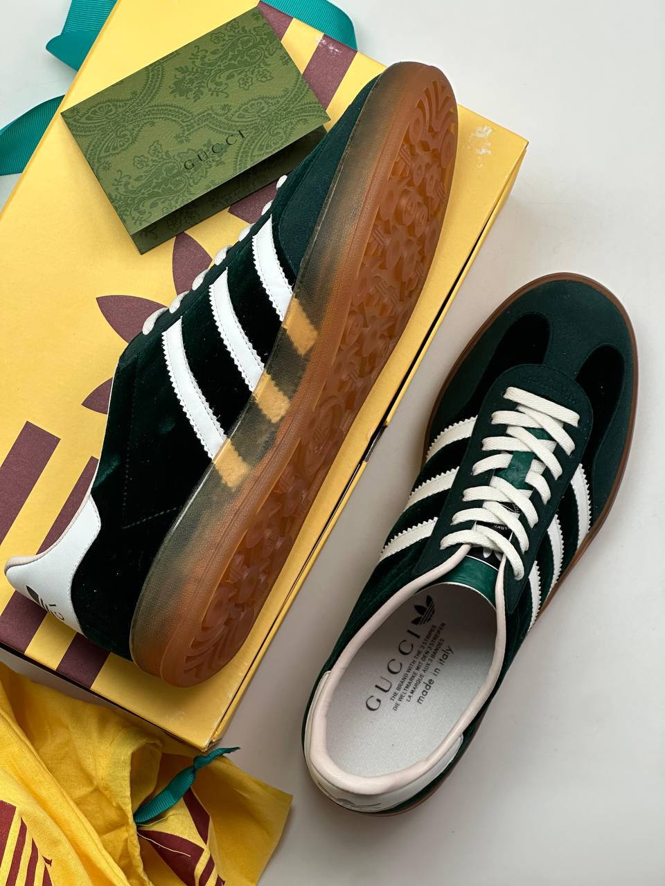 Кеды темно-зеленые мужские Adidas BP-48248 Кеды темно-зеленые мужские Adidas BP-48248