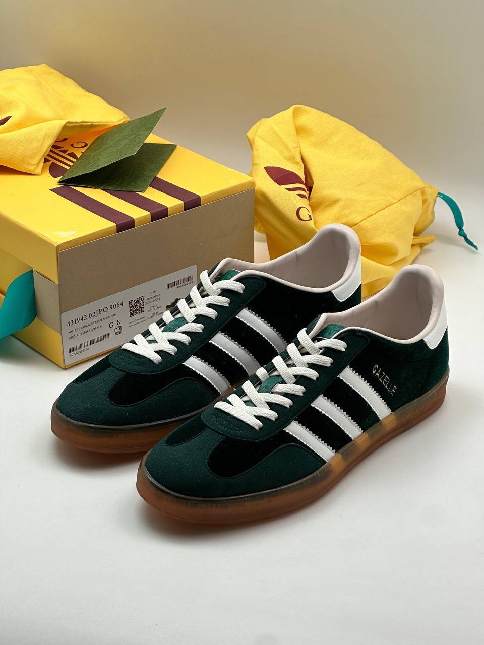 Кеды темно-зеленые мужские Adidas BP-48248 Кеды темно-зеленые мужские Adidas BP-48248