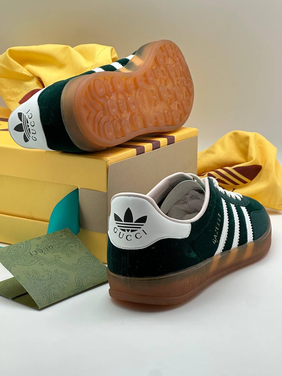 Кеды темно-зеленые мужские Adidas BP-48248 Кеды темно-зеленые мужские Adidas BP-48248