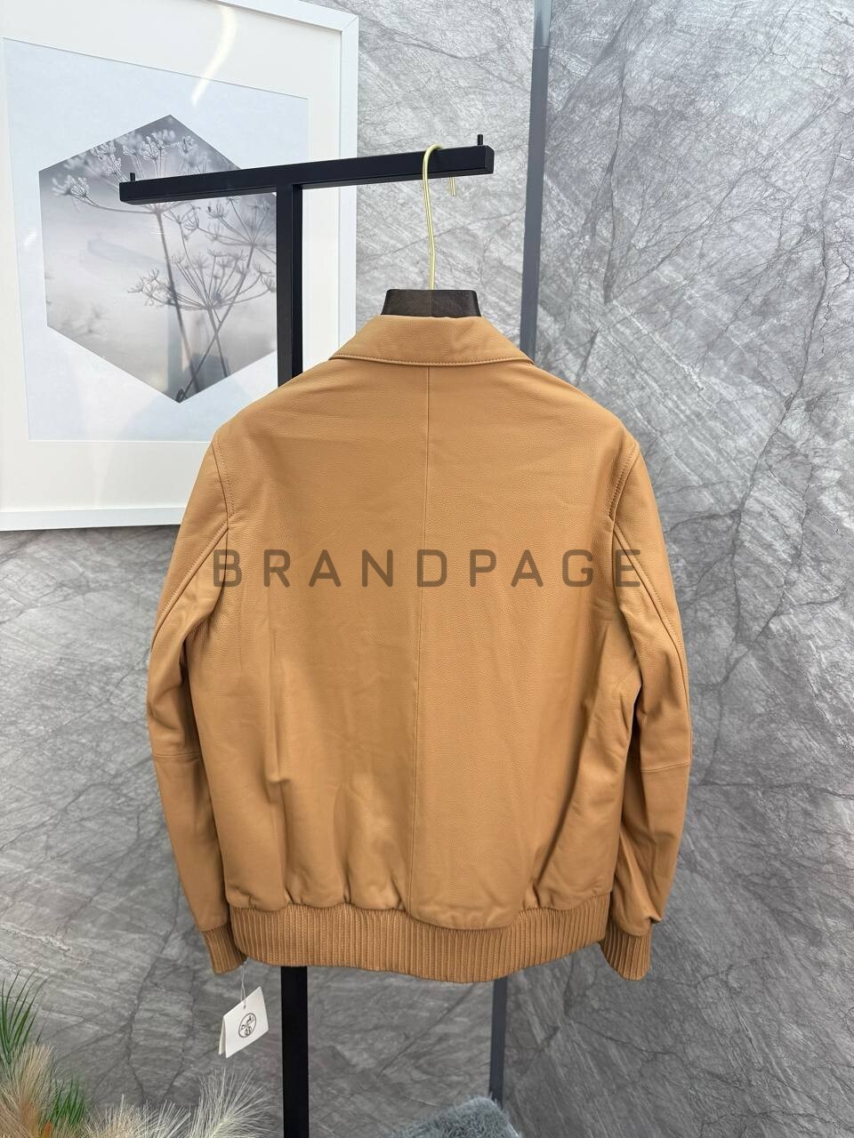 Кожаная куртка из оленьей кожи Hermes BPLUX5456 Кожаная куртка из оленьей кожи Hermes BPLUX5456