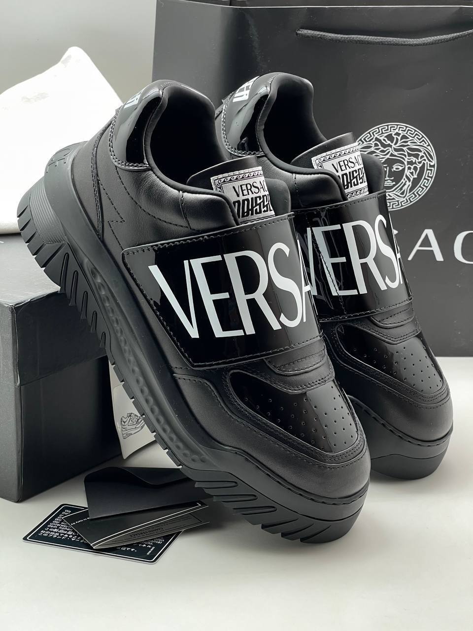 Versace повседневные мужские кеды BP-27368 Versace повседневные мужские кеды BP-27368