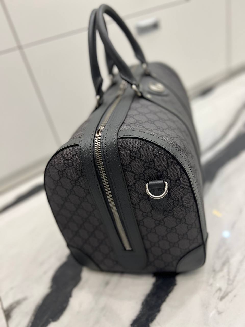 Дорожная сумка Gucci серая BP-27100 Дорожная сумка Gucci серая BP-27100
