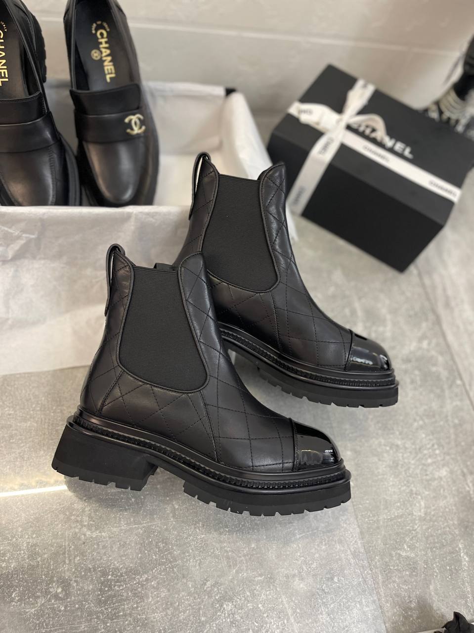 Chanel ботинки люкс BP-41080 Chanel ботинки люкс BP-41080