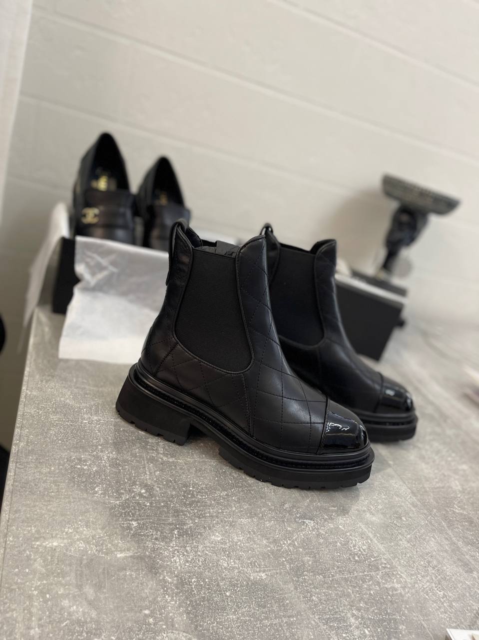 Chanel ботинки люкс BP-41080 Chanel ботинки люкс BP-41080