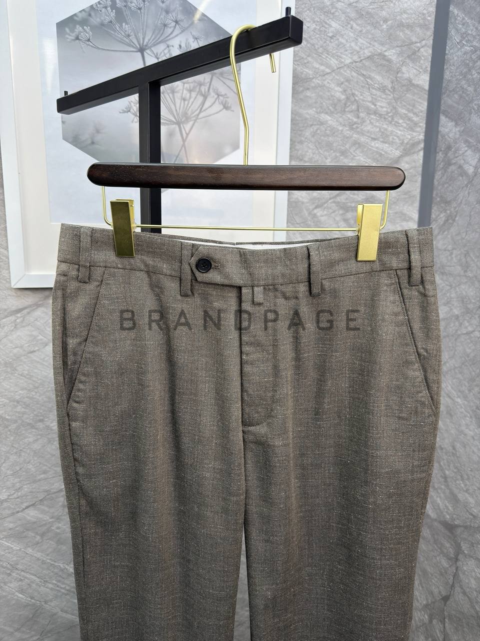 Брюки из шерсти Loro Piana BPLUX13044