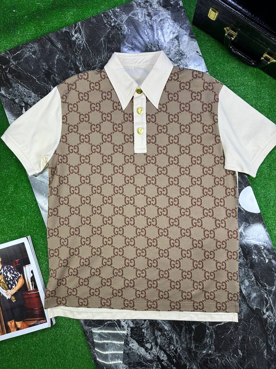 Поло Gucci BP-29267 для стильного образа Поло Gucci BP-29267 для стильного образа