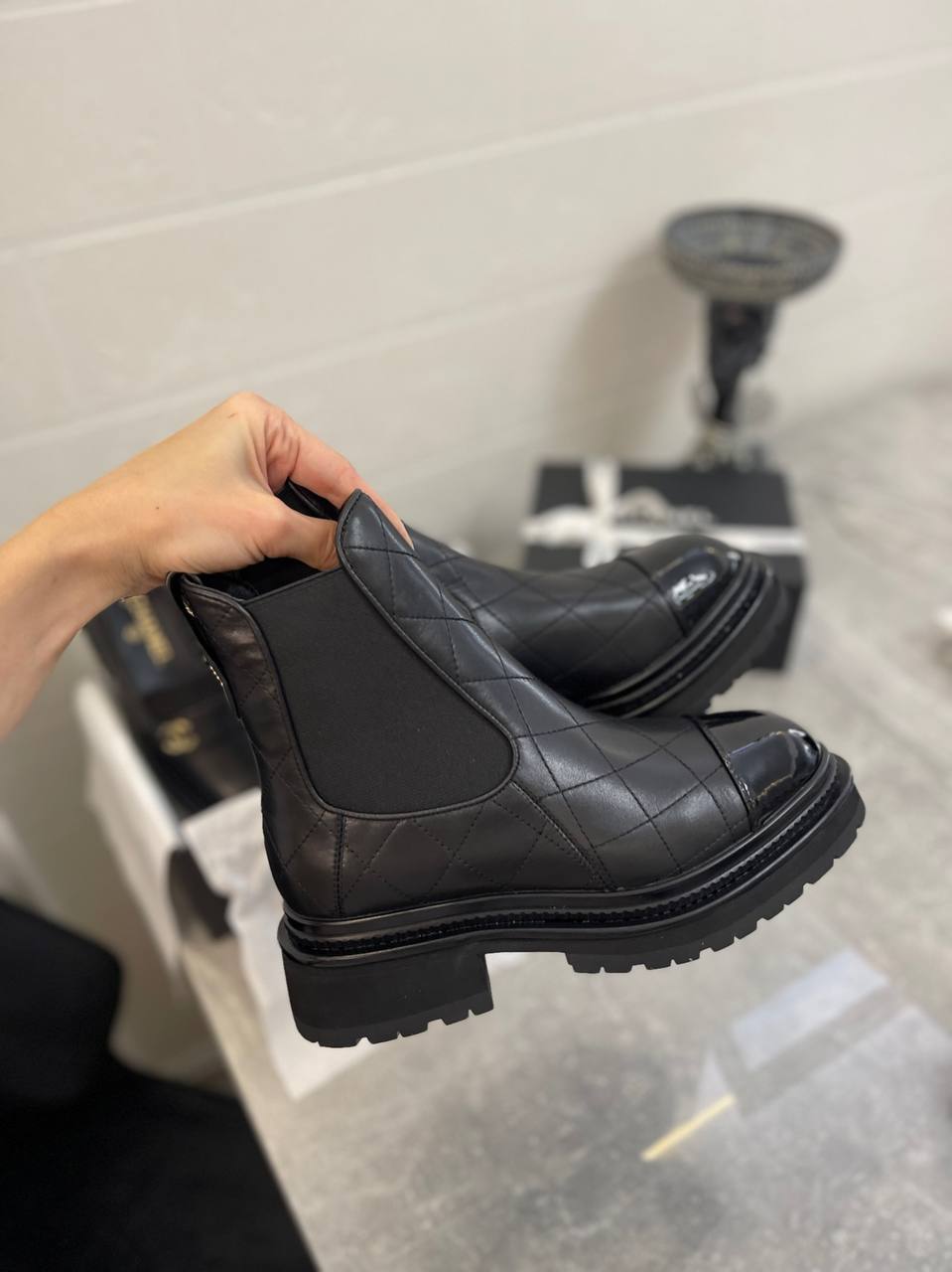 Chanel ботинки люкс BP-41080 Chanel ботинки люкс BP-41080