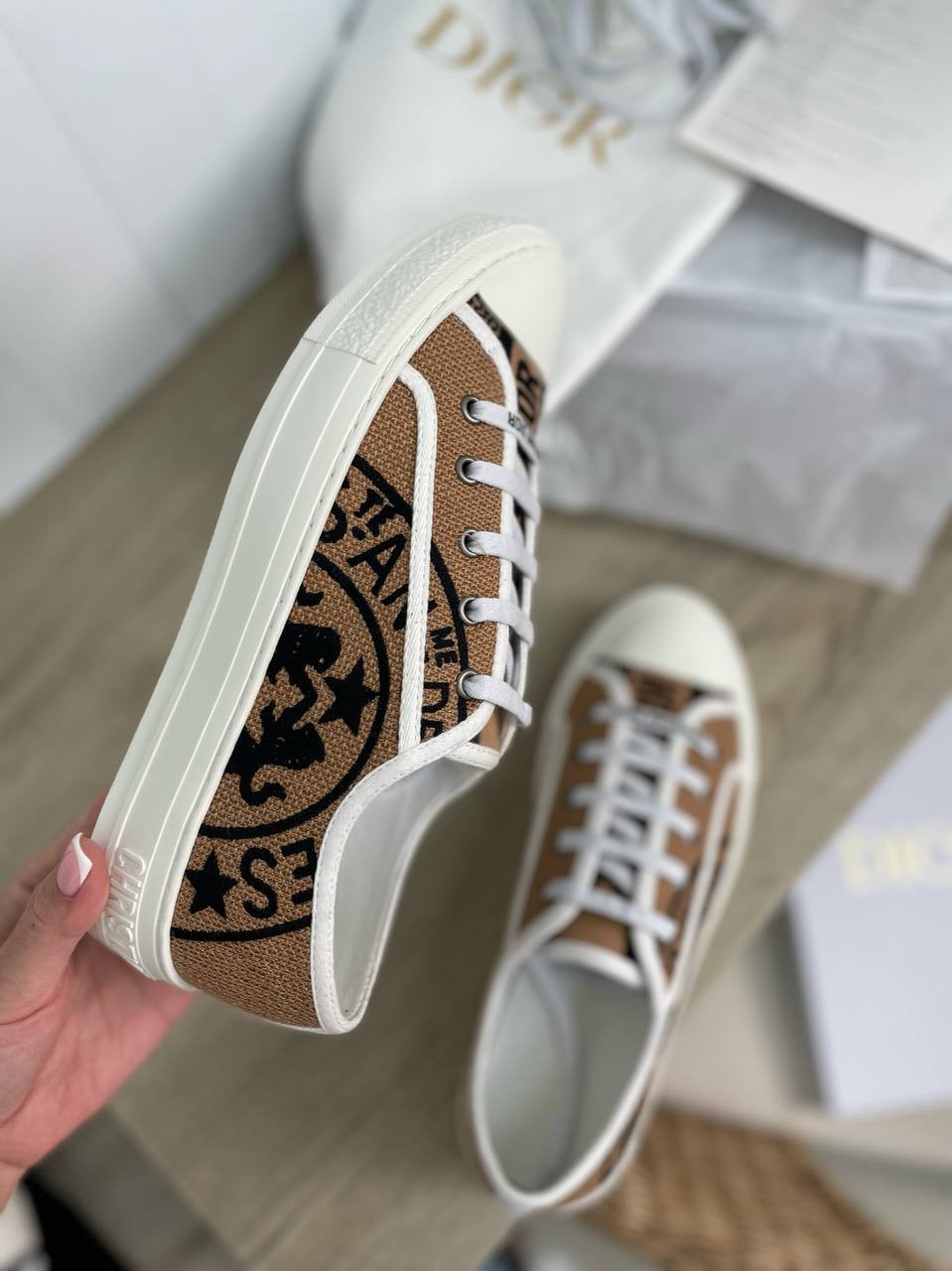 Женские кеды Christian Dior трендовые BP-13488 Женские кеды Christian Dior трендовые BP-13488