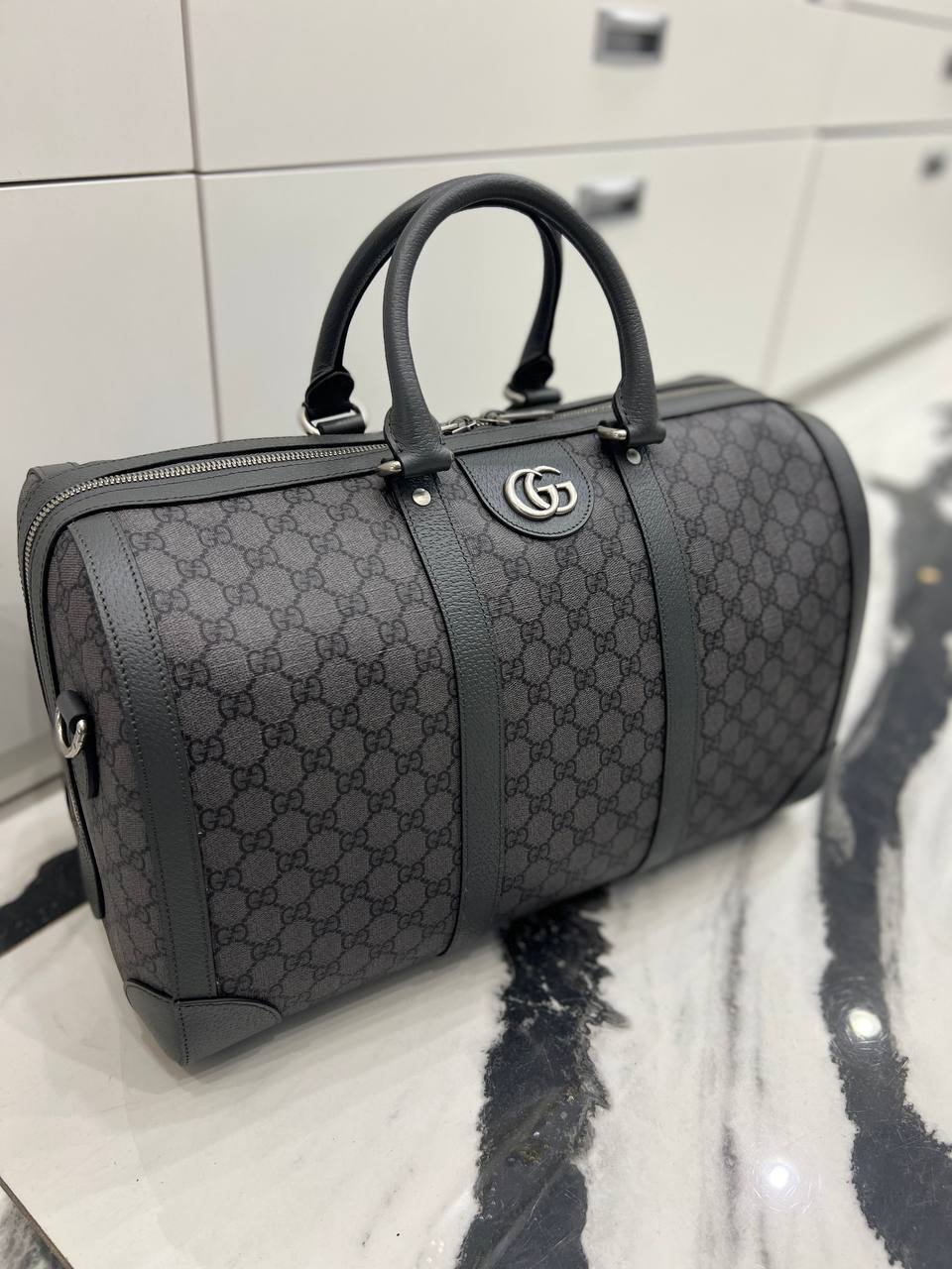 Дорожная сумка Gucci серая BP-27100 Дорожная сумка Gucci серая BP-27100