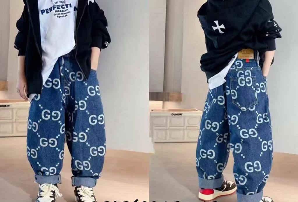 Джинсы стильные Gucci BP-24363 Джинсы стильные Gucci BP-24363