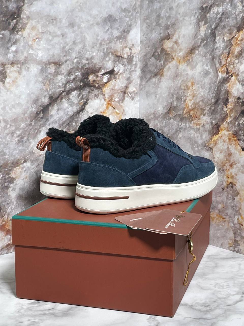 Зимние стильные кеды Loro Piana BP-25392 Зимние стильные кеды Loro Piana BP-25392