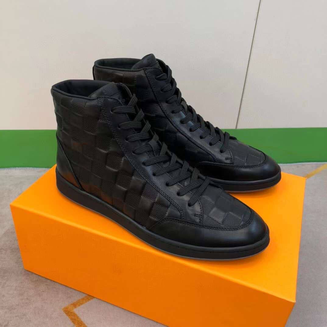 Louis Vuitton высокие стильные кеды BP-23318 Louis Vuitton высокие стильные кеды BP-23318