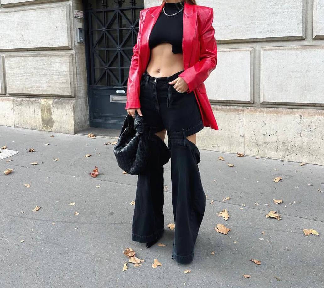 Джинсы ATTICO трендовые BP-40544 Джинсы ATTICO трендовые BP-40544