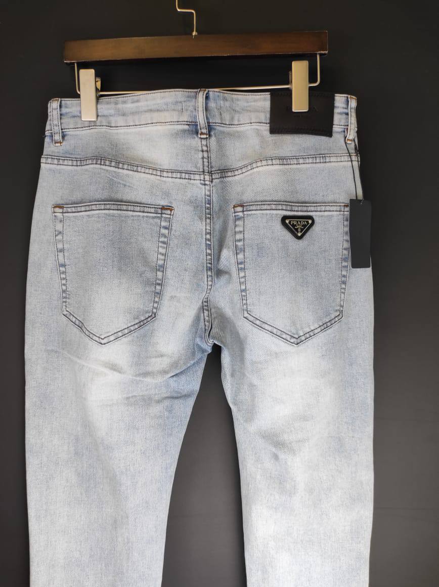 Джинсы Prada BP-37022 люксовые Джинсы Prada BP-37022 люксовые