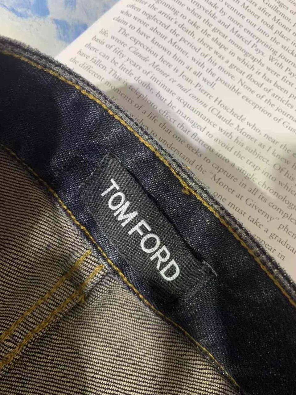 Джинсы повседневные темно-синие Tom Ford BP-464386 Джинсы повседневные темно-синие Tom Ford BP-464386