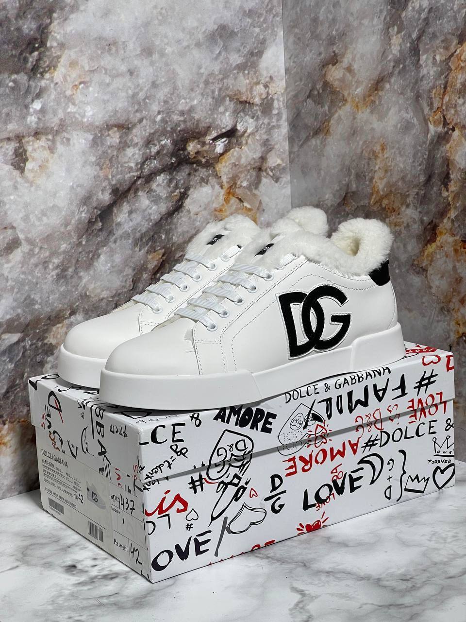 Dolce & Gabbana утеплённые кеды BP-25469 Dolce & Gabbana утеплённые кеды BP-25469