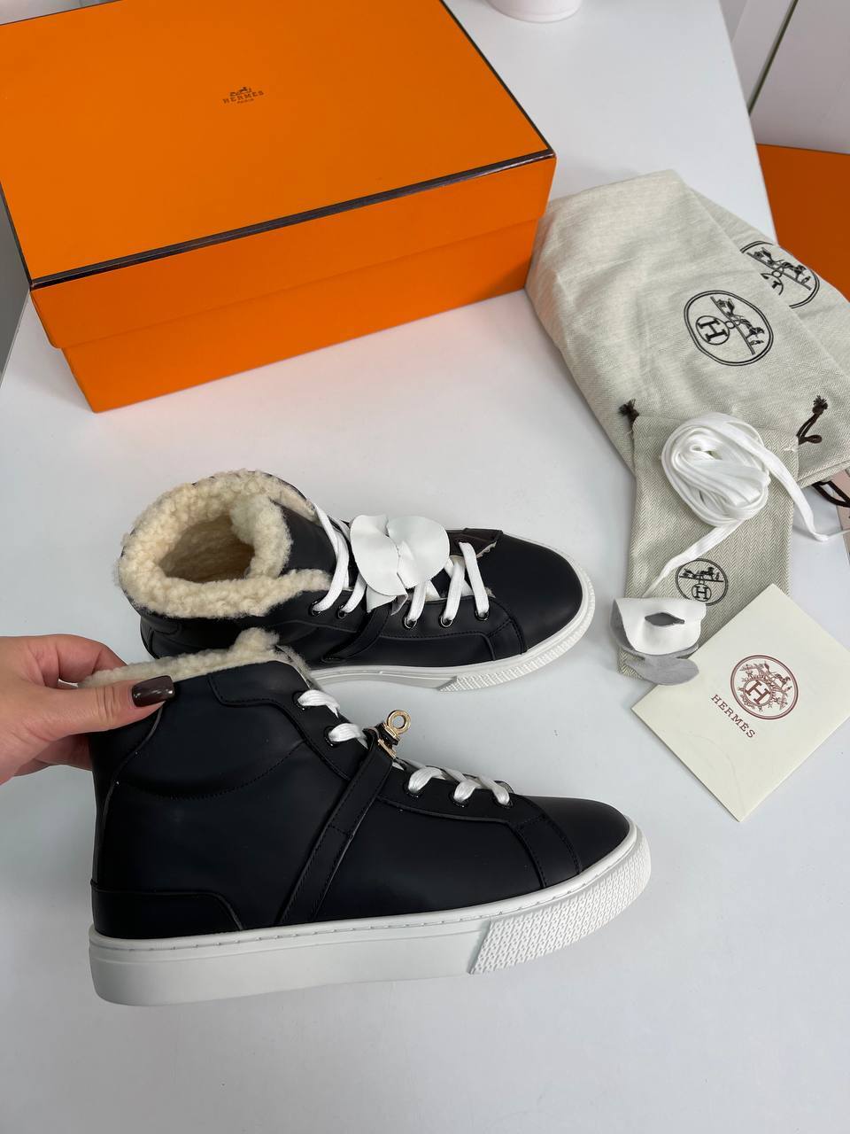 Повседневные кеды Hermes для женщин BP-24231 Повседневные кеды Hermes для женщин BP-24231